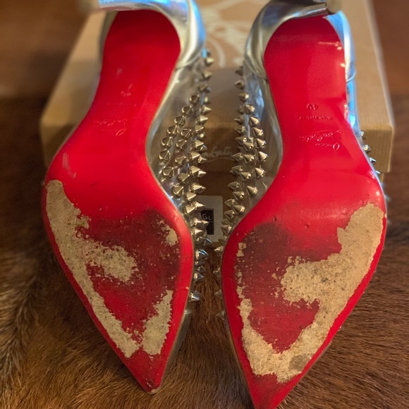Christian Louboutin Authentic Spike Me Heels - Picture 4 of 5